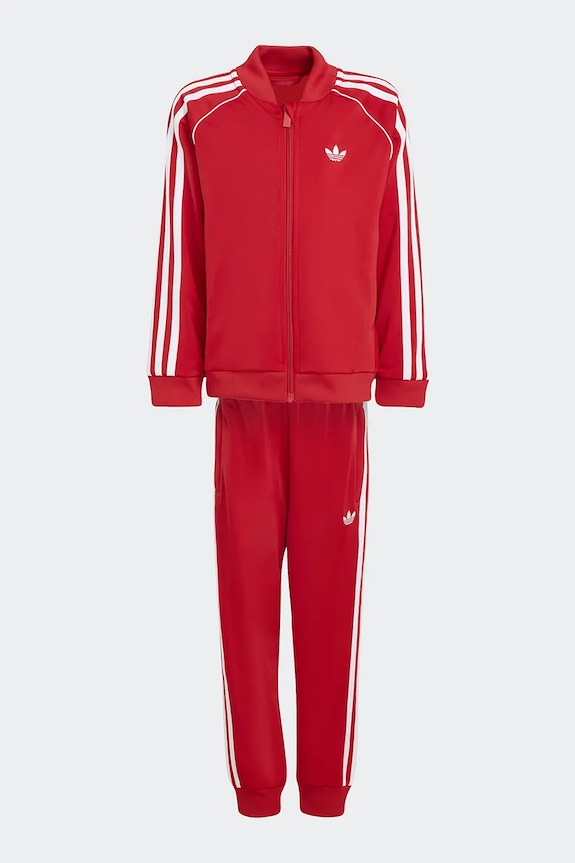 adidas Originals komplet dresowy dziecięcy KD5740 czerwony SS26