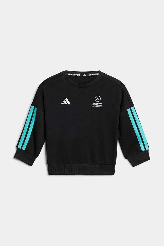 Βρεφικό σετ φόρμας με βαμβάκι adidas Performance MERCEDES KE5933 μαύρο SS26