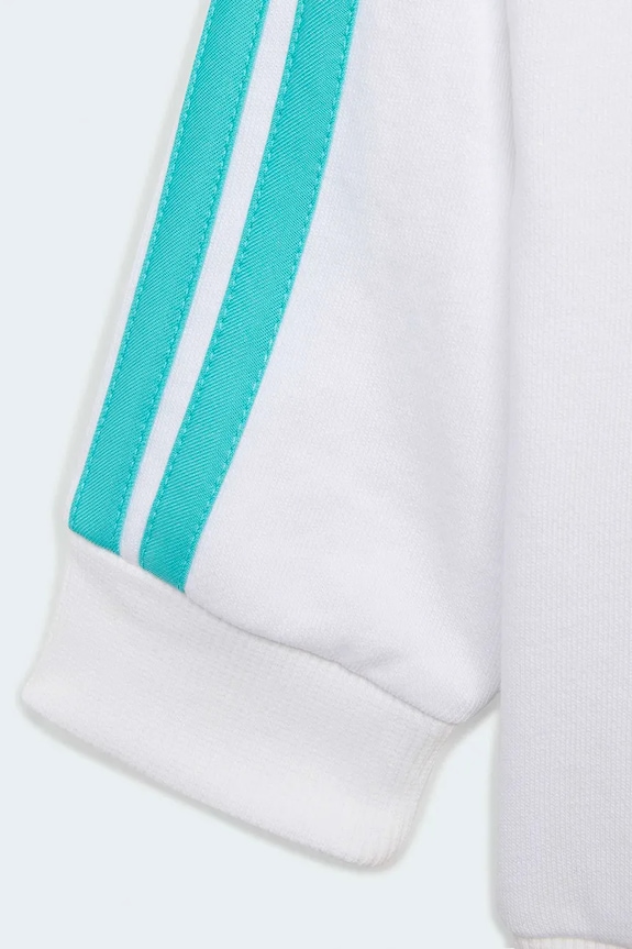 Βρεφικό σετ φόρμας με βαμβάκι adidas Performance MERCEDES KE5934 λευκό
