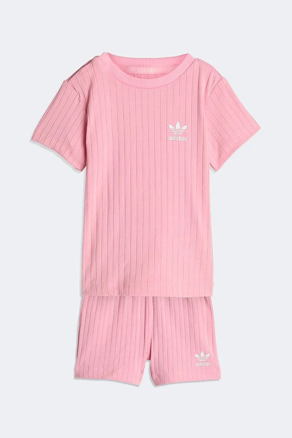 adidas Originals komplet niemowlęcy dzianina różowy KE4985