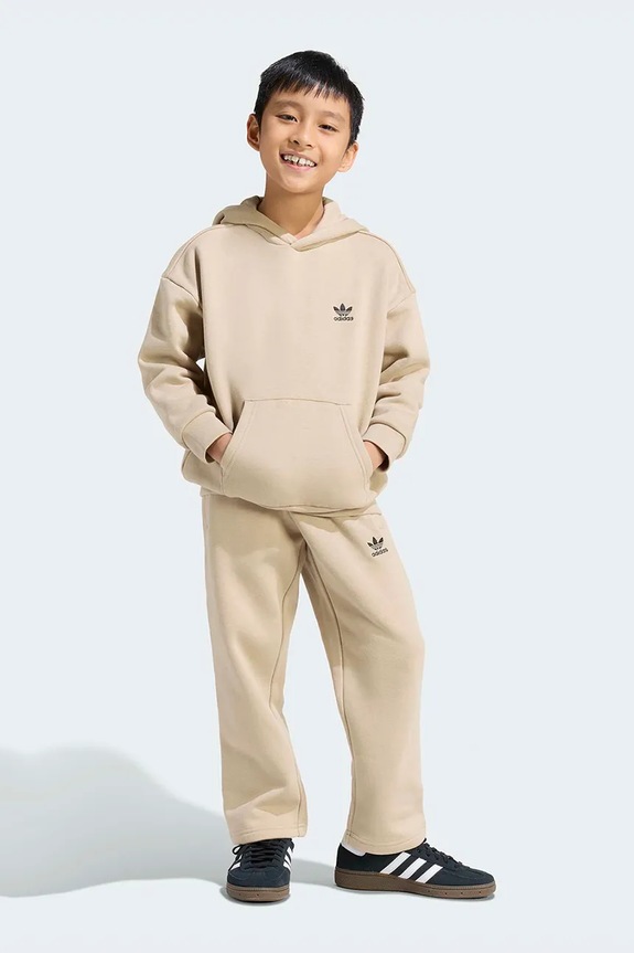 adidas Originals dres dziecięcy aplikacja beżowy KF7519