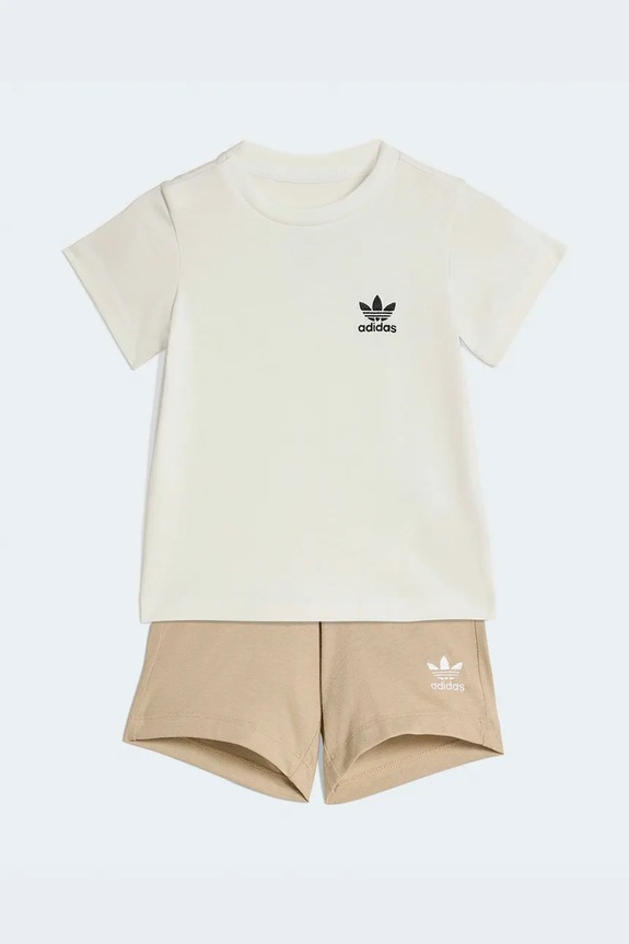 adidas Originals set de bumbac pentru copii uni bej KE2357
