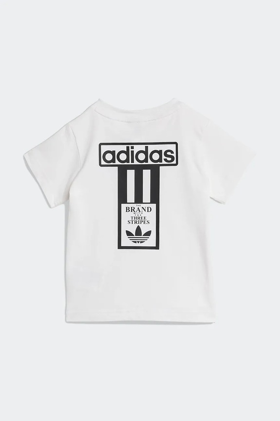 Παιδικό βαμβακερό σετ adidas Originals μαύρο KD3991