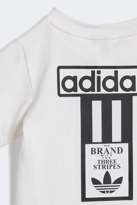 Παιδικό βαμβακερό σετ adidas Originals KD3991 μαύρο