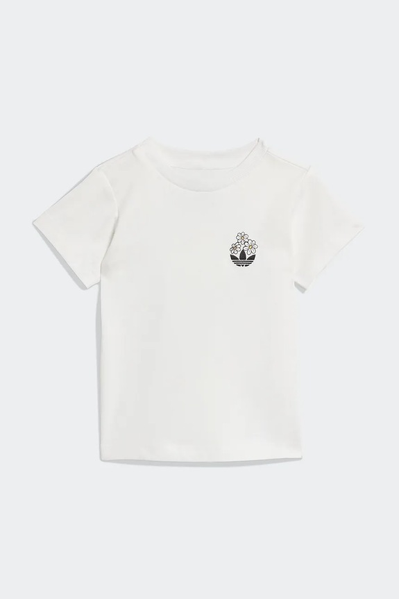 adidas Originals set de bumbac pentru copii DISNEY KE0477 alb SS26