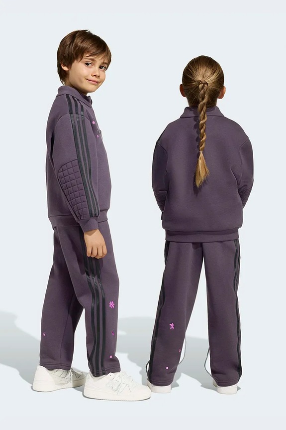 Παιδική φόρμα adidas Originals KC6834 μωβ