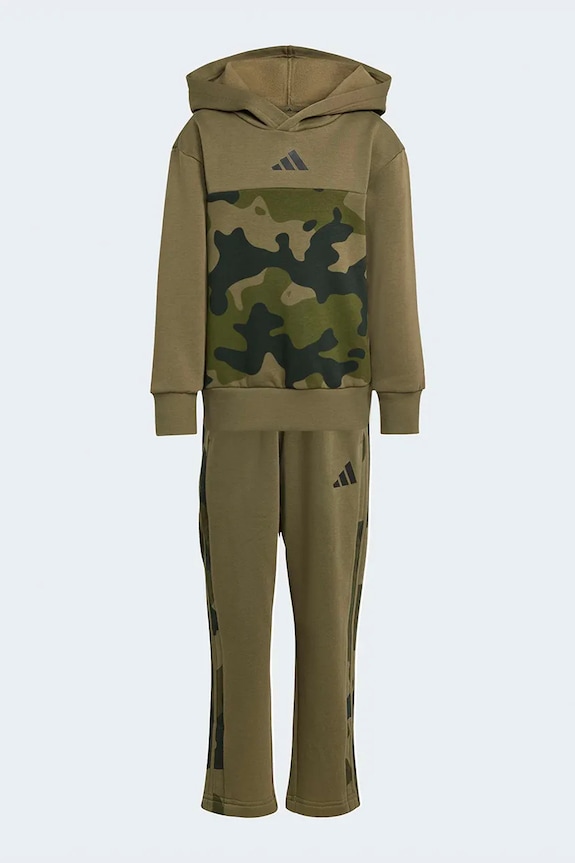Detská tepláková súprava adidas KQ8801 zelená SS26