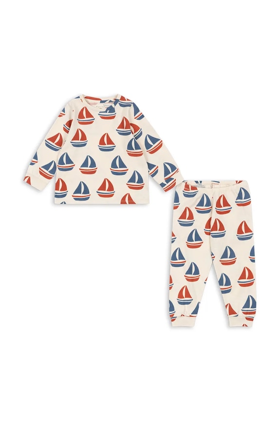 Konges Sløjd trening de bumbac pentru copii GIO LS SET GOTS bumbac bej KS104839.PPY2