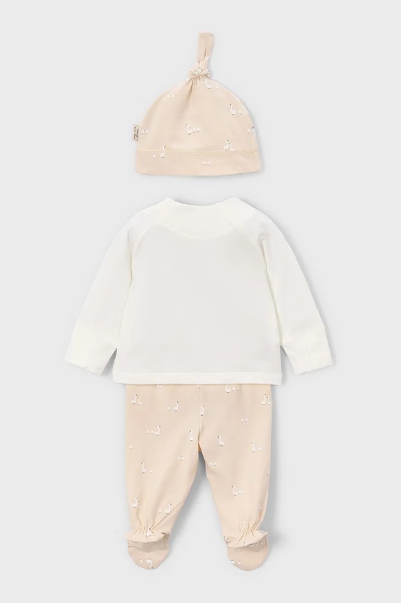 Mayoral Newborn komplet niemowlęcy 1506.1A.Newborn.PPY2 beżowy SS26