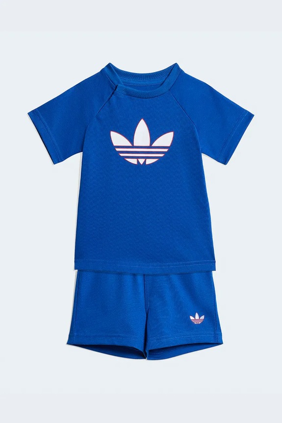 adidas Originals komplet dziecięcy z bawełny granatowy KD1033