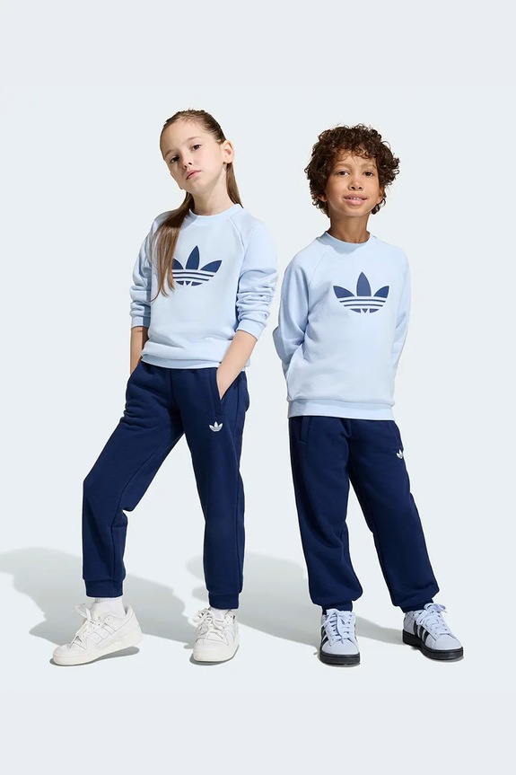 Adidas Originals trenirka za djecu s pamukom plava KD5770