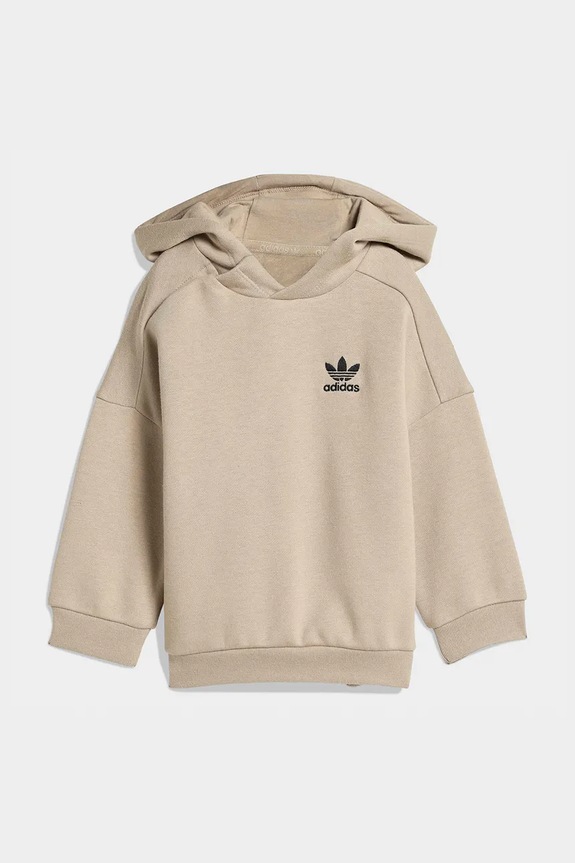 adidas Originals trenirka otroška z bombažem KF7513 zelena SS26