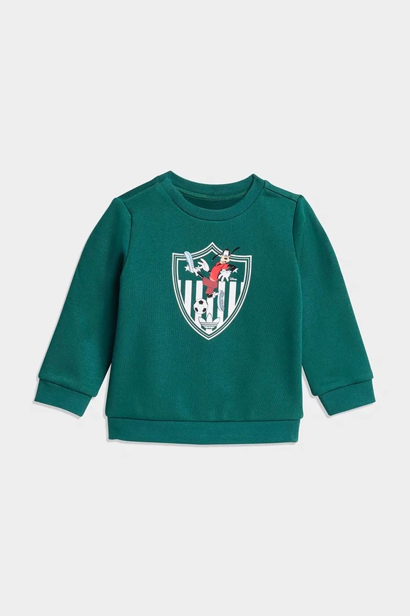 adidas Originals tepláková detská s bavlnou KC8425 zelená SS26