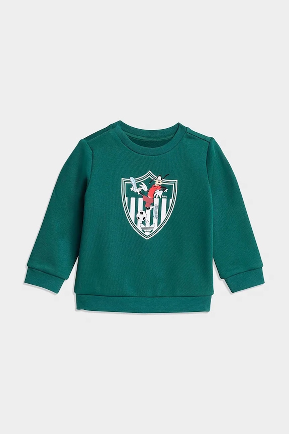 adidas Originals tepláková detská s bavlnou KC8425 zelená SS26