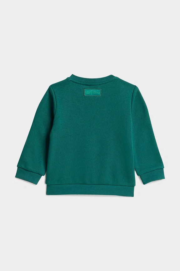 Chlapec adidas Originals tepláková detská s bavlnou KC8425 zelená