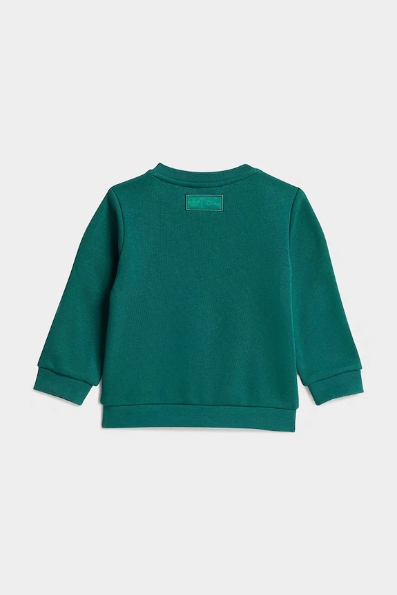 Chlapec adidas Originals tepláková detská s bavlnou KC8425 zelená