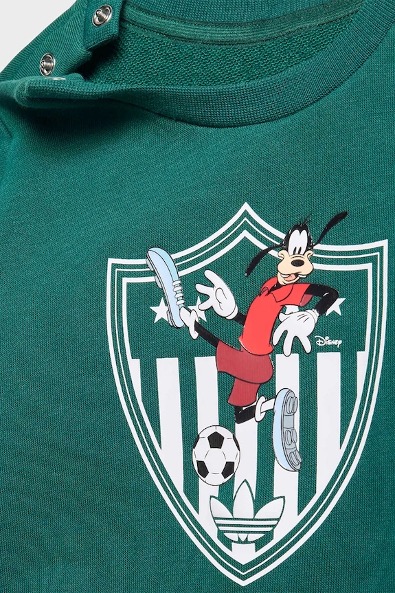 adidas Originals tepláková detská s bavlnou zelená KC8425