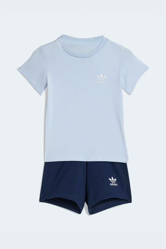 adidas Originals σετ παιδικό βαμβακερό μπλε KE2355