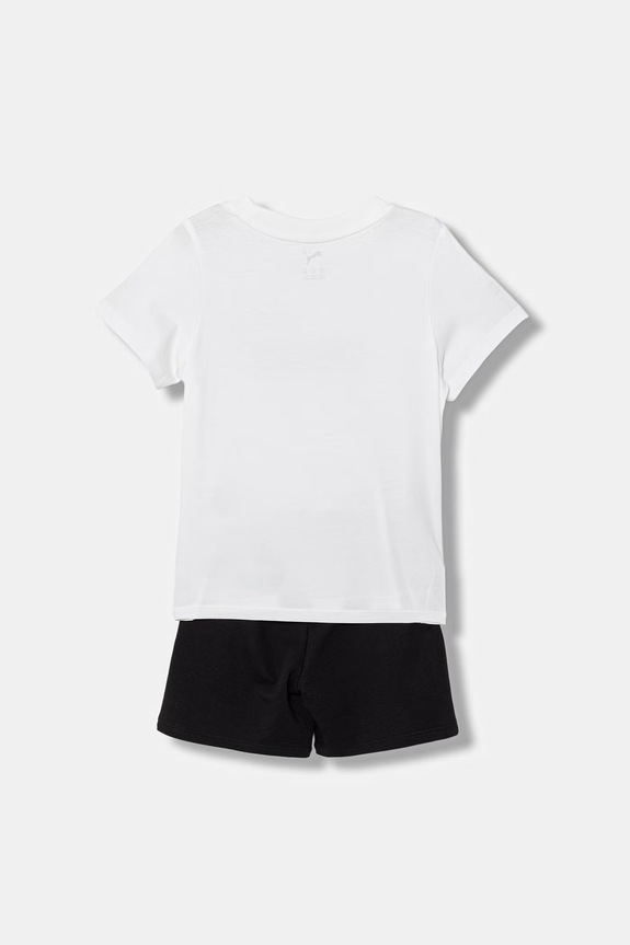 Puma komplet codzienny dziecięcy bawełniany ESS 686285 biały SS26