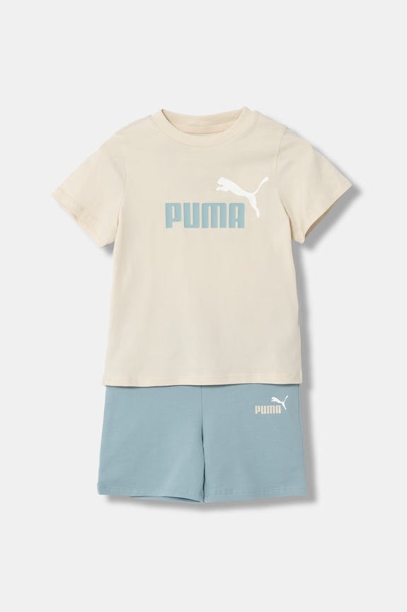 Puma komplet codzienny dziecięcy bawełniany ESS beżowy 686285