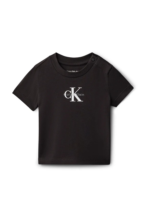 Calvin Klein Jeans komplet niemowlęcy bawełniany czarny LVCKSJI09B.PPY2
