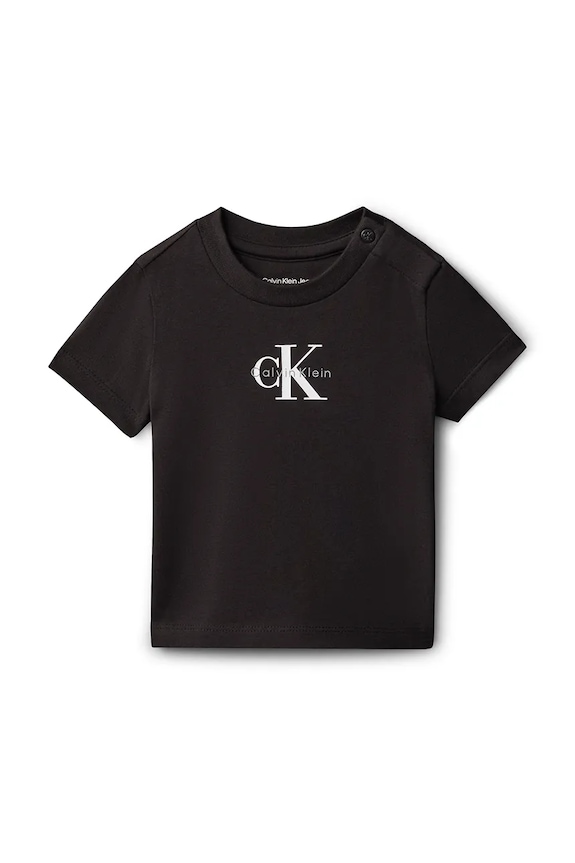 Calvin Klein Jeans komplet niemowlęcy bawełniany czarny LVCKSJI09B.PPY2