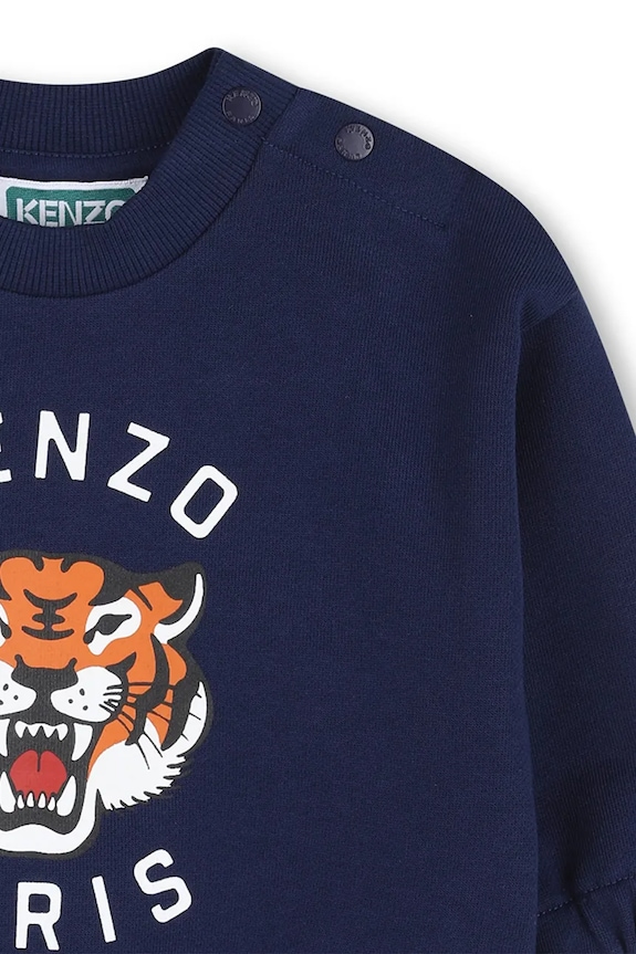 Kenzo kids compleu de trening pentru copii, din bumbac bleumarin K61720.71.81