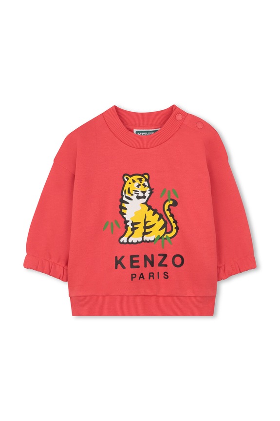 Chłopiec Kenzo Kids dres dziecięcy K61726.86.102 czerwony