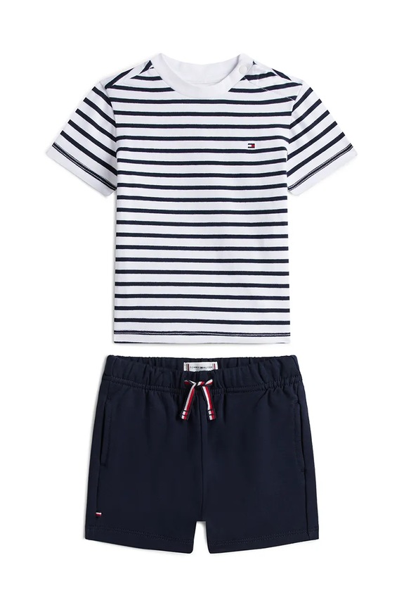 Tommy Hilfiger Compleu de zi copii bumbac bleumarin KN0KN02379.PPY2