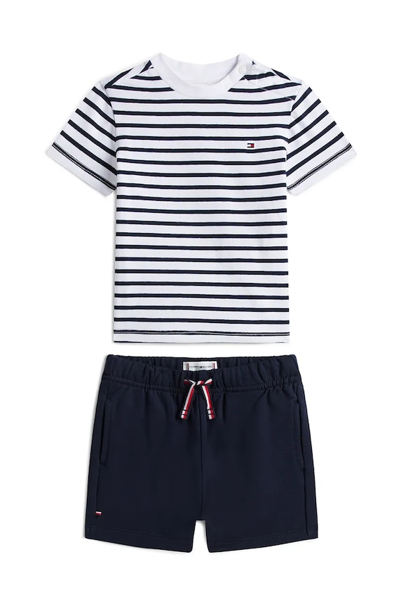 Tommy Hilfiger Compleu de zi copii bumbac bleumarin KN0KN02379.PPY2