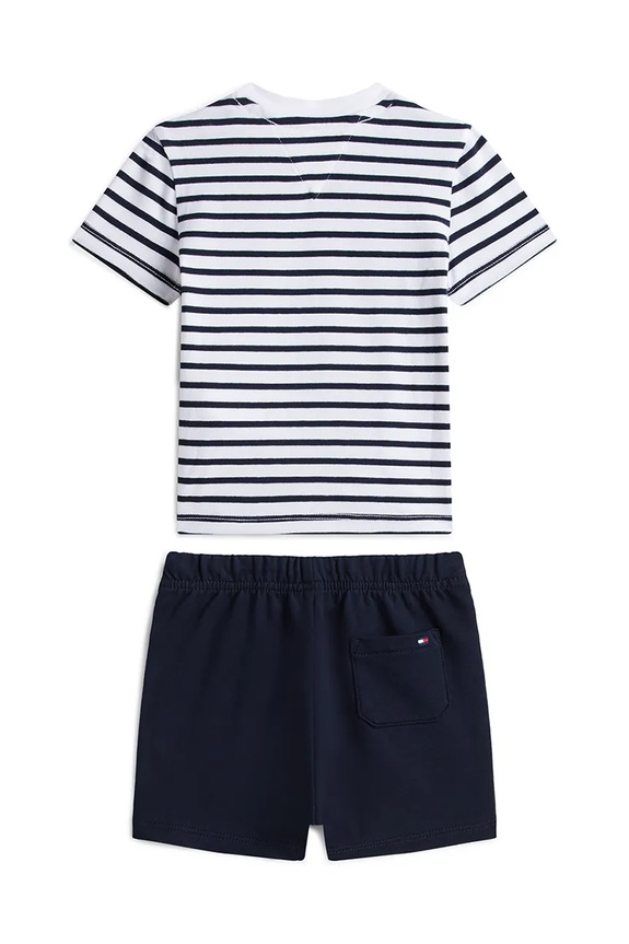 Tommy Hilfiger Compleu de zi copii bumbac KN0KN02379.PPY2 bleumarin SS26