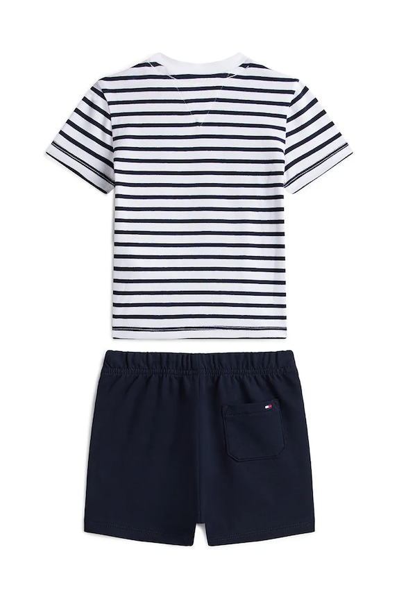 Tommy Hilfiger Compleu de zi copii bumbac KN0KN02379.PPY2 bleumarin SS26