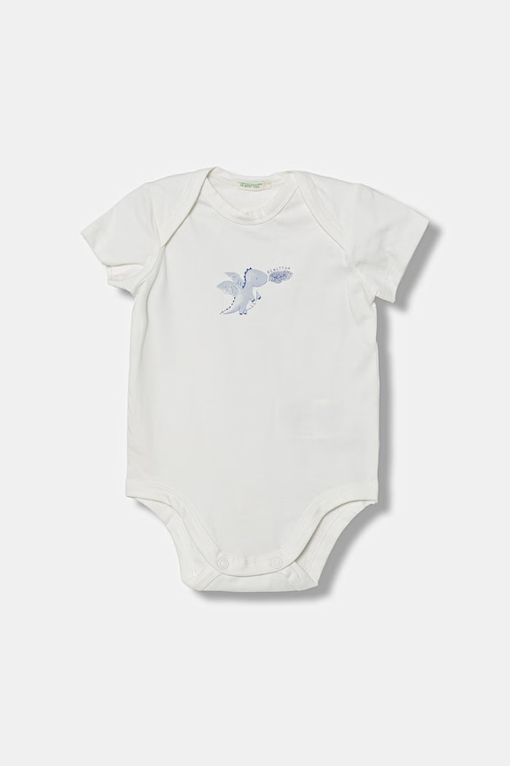 United Colors of Benetton komplet niemowlęcy bawełniany z elastanem 366PAK01P.W.Stagionale niebieski SS26
