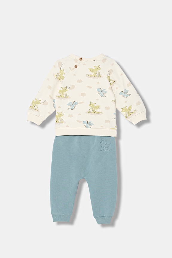 United Colors of Benetton komplet dresowy dziecięcy 3IEDAK01O.W.Stagionale niebieski SS26