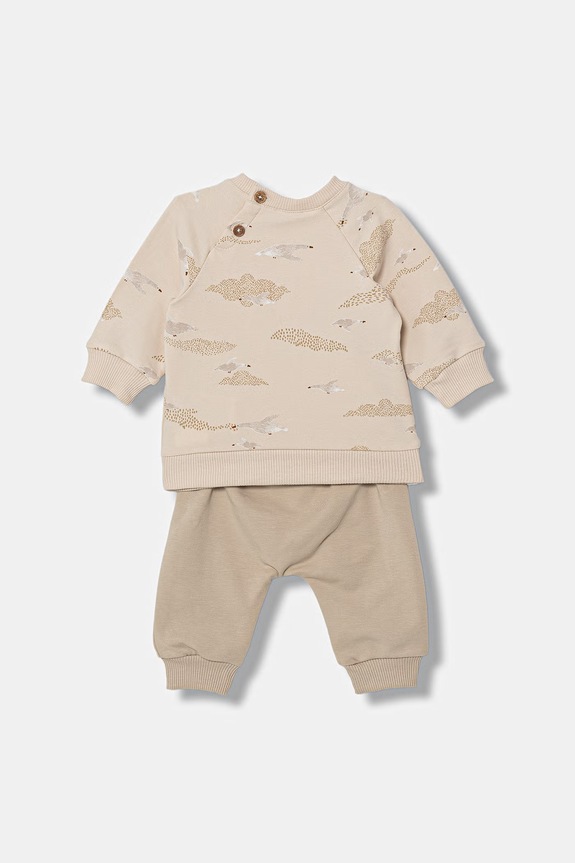 United Colors of Benetton compleu de trening pentru copii 3IEDAK01O.W.Stagionale bej SS26