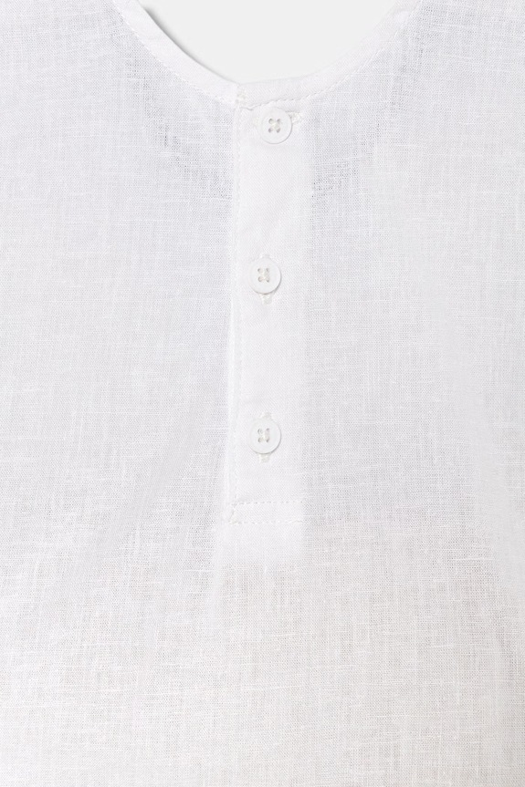 United Colors of Benetton komplet za bebe s lanom bež 4T06AK003.W.Stagionale