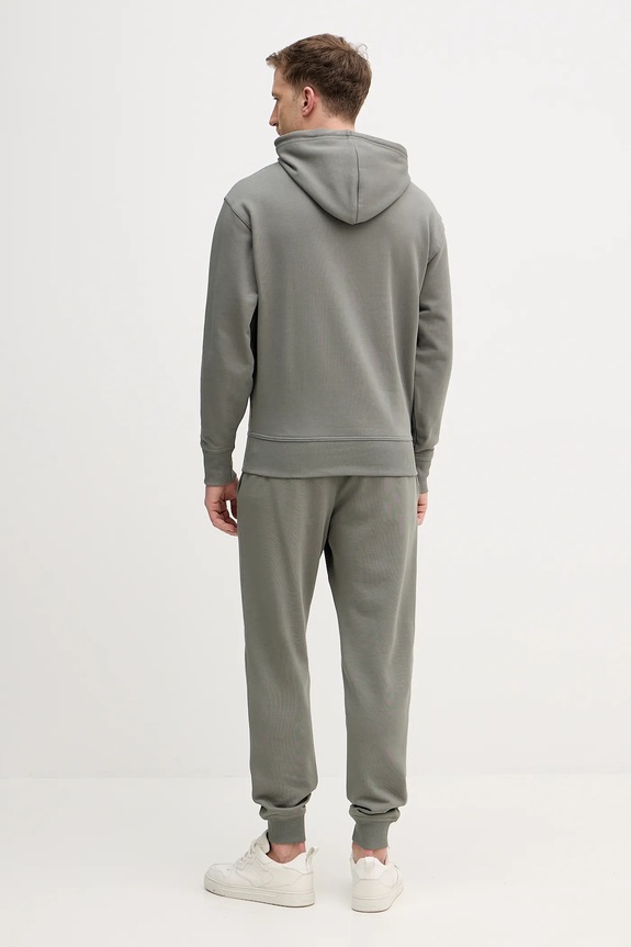 Ruházat BOSS Orange pamut melegitő TracksuitWesmallhood 50541065 zöld