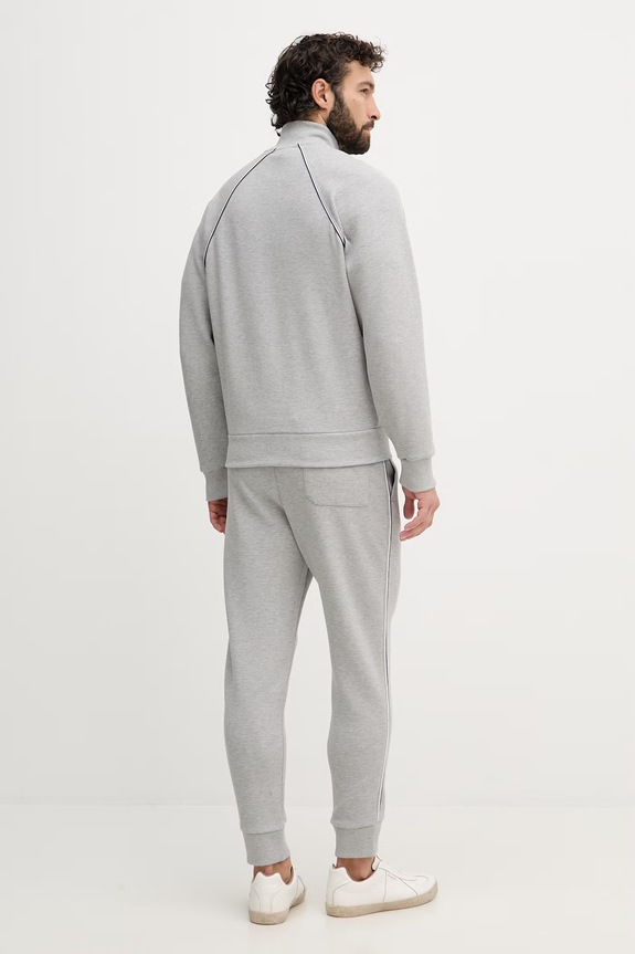 BOSS Green set de trening de bărbați cu bumbac SW_Tracksuit Set gri 50555906