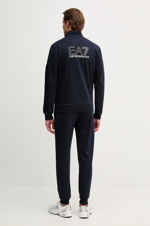 EA7 Emporio Armani спортен комплект мъжки от памук AF13512.7M001318 тъмносин SS26