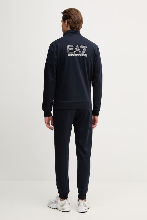 EA7 Emporio Armani спортен комплект мъжки от памук AF13512.7M001318 тъмносин SS26