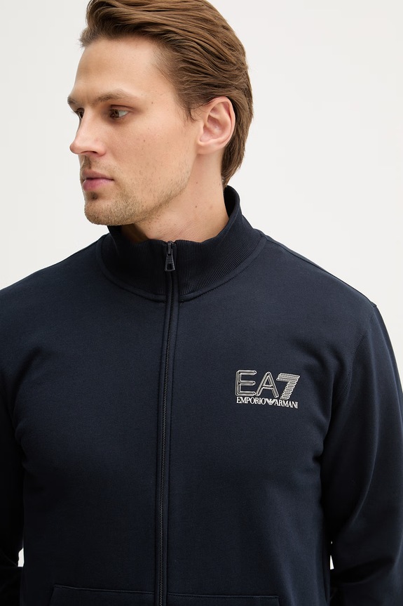 Дрехи EA7 Emporio Armani спортен комплект мъжки от памук AF13512.7M001318 тъмносин
