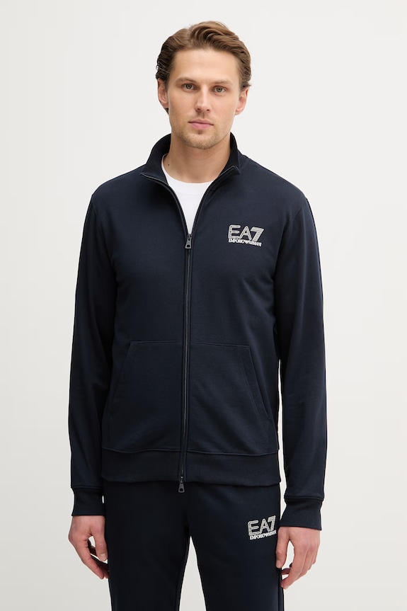 EA7 Emporio Armani спортен комплект мъжки от памук тъмносин AF13512.7M001318