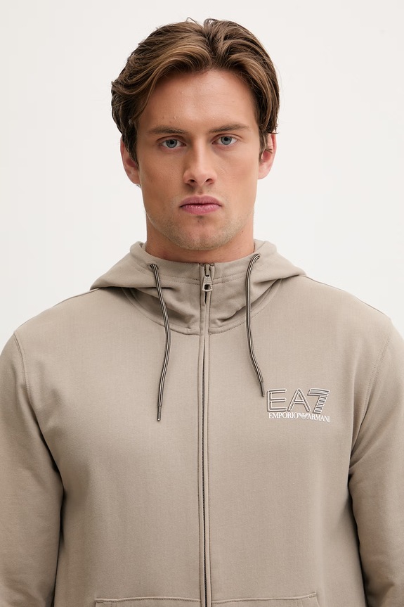 EA7 Emporio Armani komplet dresowy męski AF13512.7M001319 beżowy