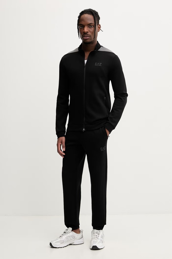 EA7 Emporio Armani tepláková souprava pánská černá AF20845.7M001601
