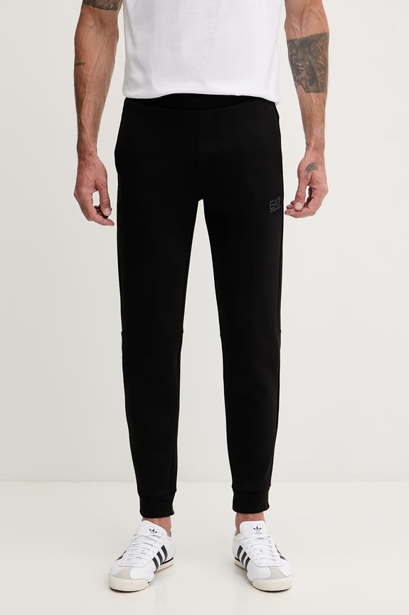 EA7 Emporio Armani Compleu de trening bărbați cu bumbac bej AF20845.7M001602