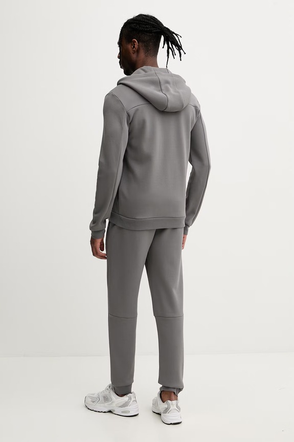 EA7 Emporio Armani Compleu de trening bărbați cu bumbac gri AF20845.7M001602
