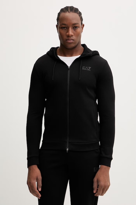 EA7 Emporio Armani tepláková súprava pánska s bavlnou AF20845.7M001602 čierna SS26