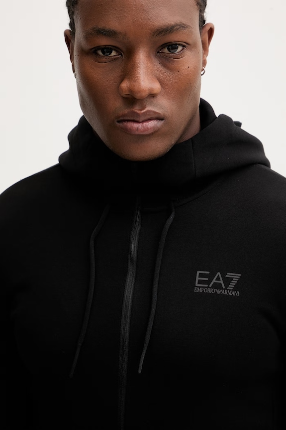 EA7 Emporio Armani tepláková súprava pánska s bavlnou AF20845.7M001602 čierna