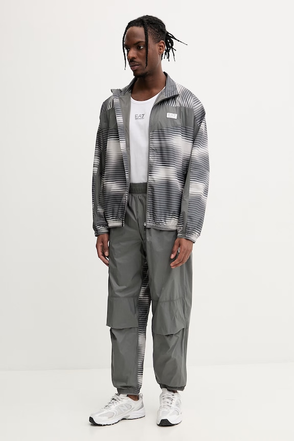 EA7 Emporio Armani moška trenirka siva AF21521.7M001384