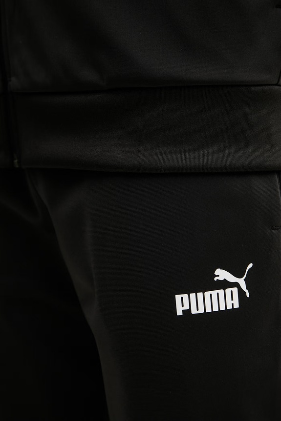 Puma φόρμα ανδρική Hooded Poly suit 691768 μαύρο